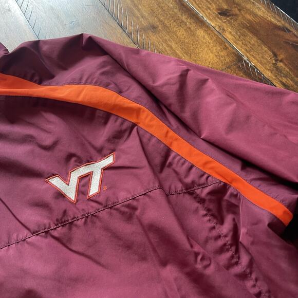 Virginia Tech Hokies Jacket Mens 2XL Maroon NCAA Football Nike Clima Fit VT XXL - Picture 5 of 14